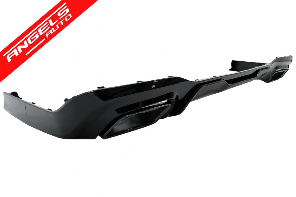 Difuzor Evacuare Dubla Negru Lucios compatibil cu BMW F44 (2020-up) M235I Look - imagine 4