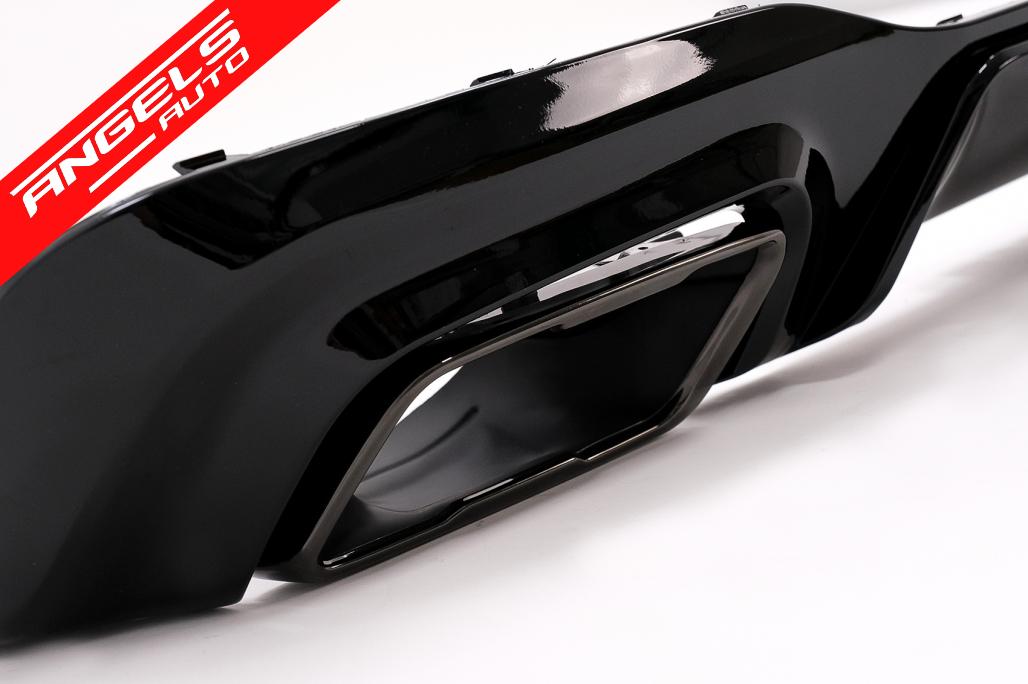 Difuzor Evacuare Dubla Negru Lucios compatibil cu BMW F44 (2020-up) M235I Look - imagine 5