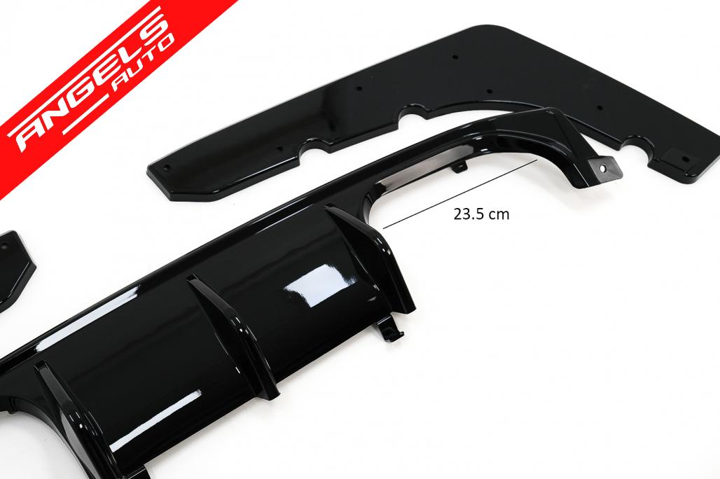 Kit Aero compatibil cu BMW F80 M3 F82 M4 (2014-2019) M Sport Design Negru Lucios - imagine 4