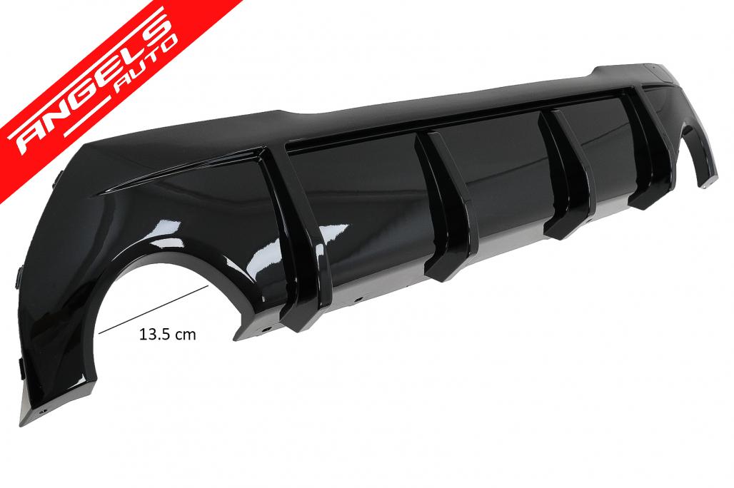 Pachet Exterior Aero compatibil cu BMW Seria 1 F40 (2019-up) M Sport Design Negru Lucios - imagine 6
