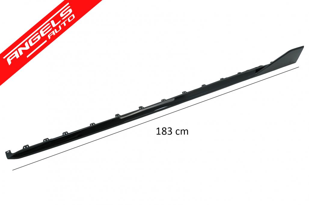 Pachet Exterior Aero compatibil cu BMW Seria 1 F40 (2019-up) M Sport Design Negru Lucios - imagine 14