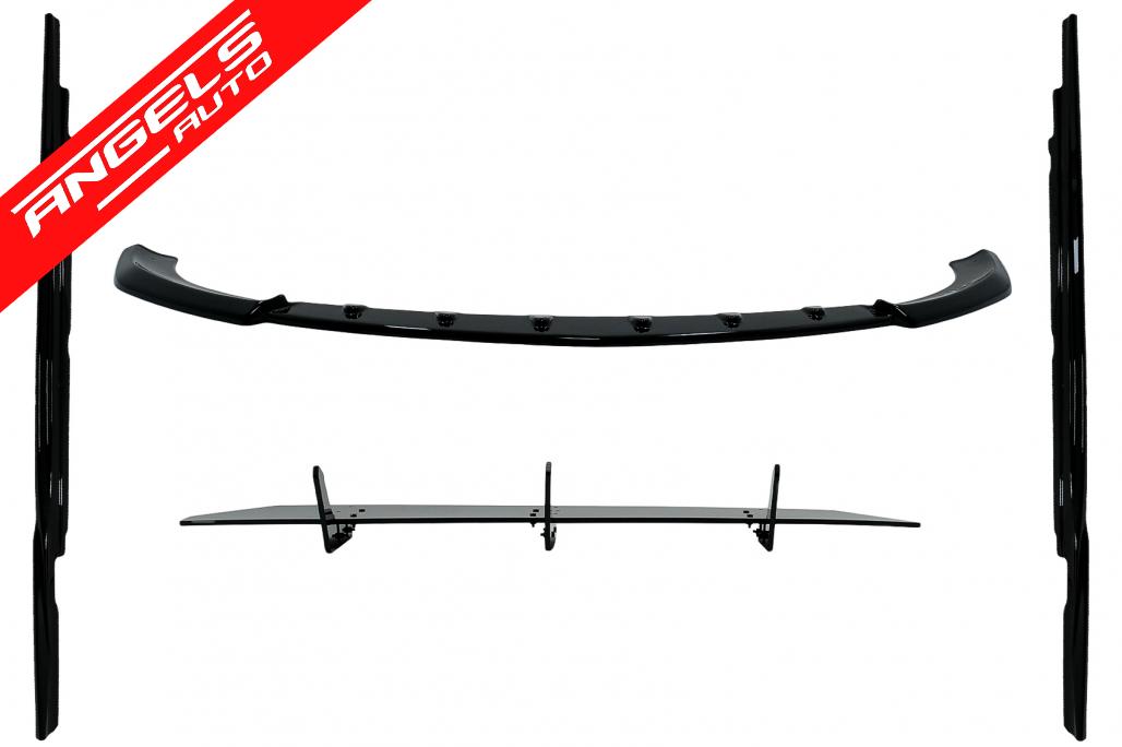 Pachet Aero compatibil cu Mercedes E-Class E63 W213 S213 (2016-2019) Negru Lucios - imagine 2