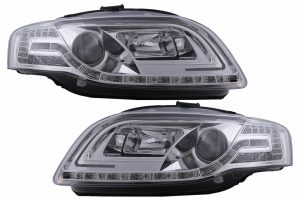 Faruri compatibile cu Audi A4 B7 (11.2004-03.2008) Interior Crom Tube Light
