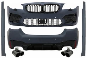 Pachet Exterior Complet compatibil cu BMW Seria 5 F10 Conversie G30 M5 Negru Design
