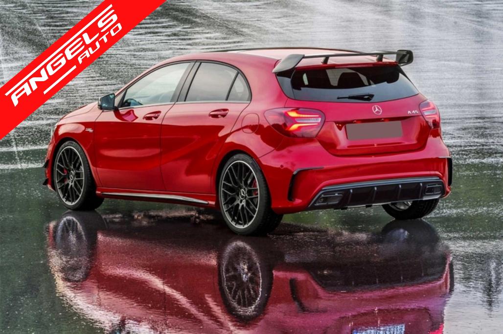 Body Kit compatibil cu Mercedes A-Class W176 (2012-2018) Facelift A45 Design - imagine 8