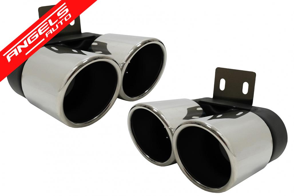 Tobe Ornament Difuzor compatibile cu BMW Seria 5 F10 F11 (2011-2017) M5 Design Crom