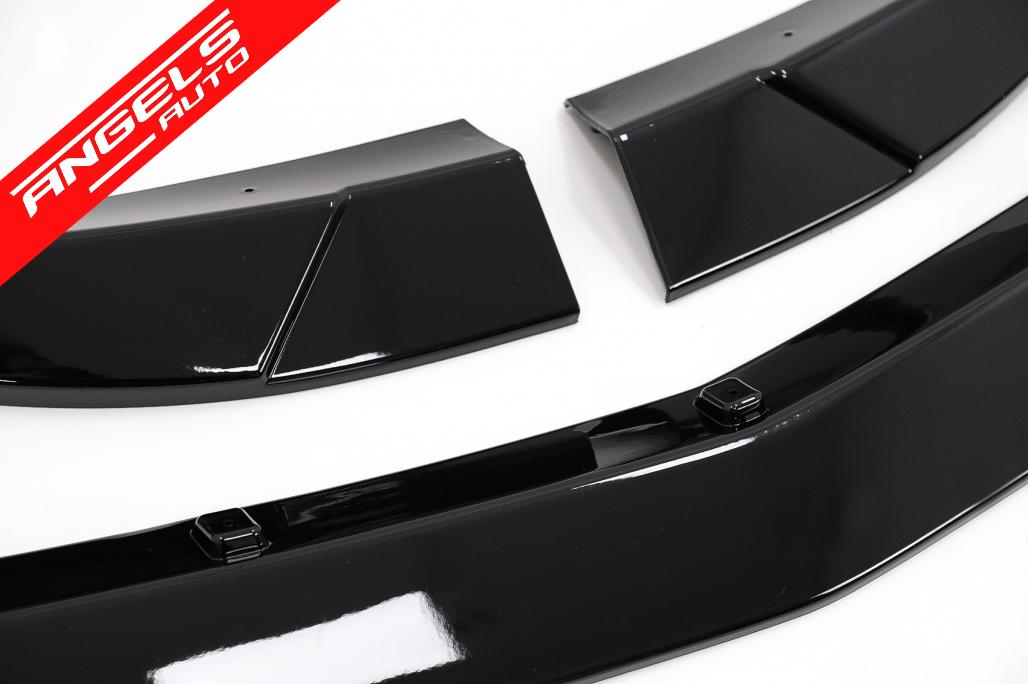 Prelungire Bara Fata compatibila cu Mercedes C-Class W204 2011-2014 Negru Lucios - imagine 5