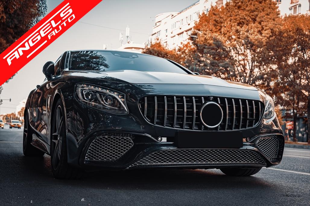 Bara Fata compatibila cu Mercedes S-Class C217 (2015-2021) S65 Look - imagine 4