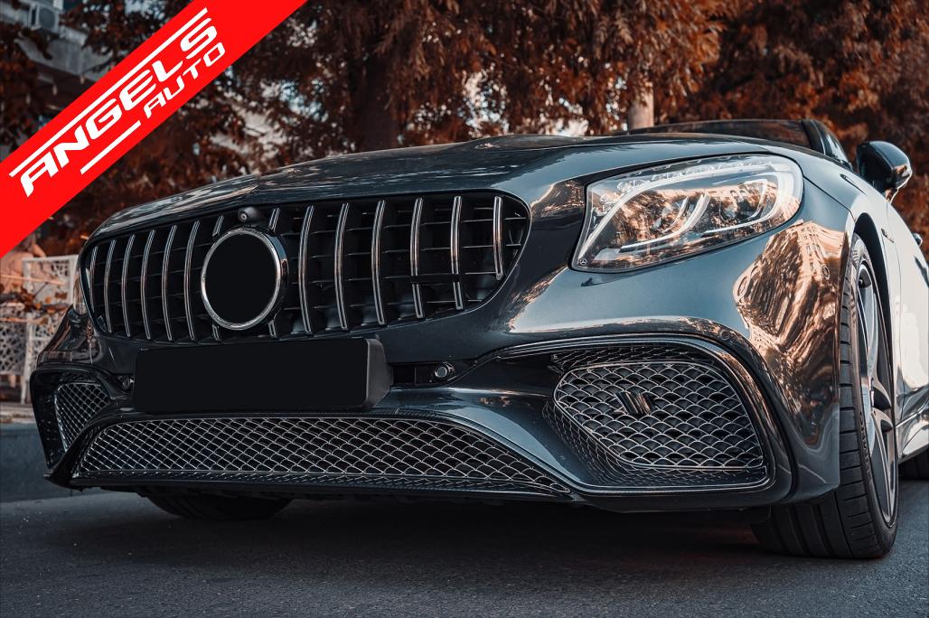 Bara Fata compatibila cu Mercedes S-Class C217 (2015-2021) S65 Look - imagine 6