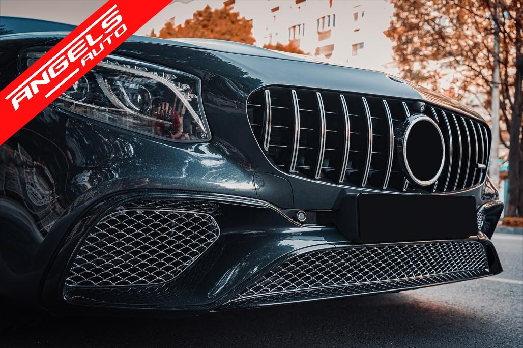 Bara Fata compatibila cu Mercedes S-Class C217 (2015-2021) S65 Look - imagine 7