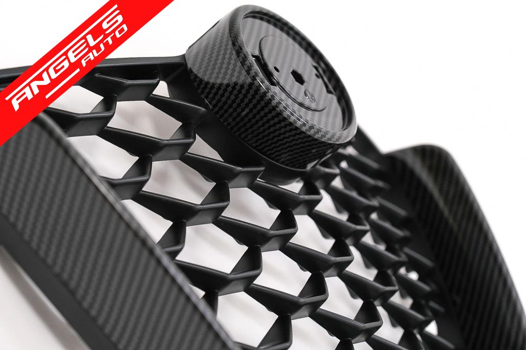 Grila fata compatibila cu Alfa Romeo Giulia 952 (2016-2021) Carbon Look - imagine 5