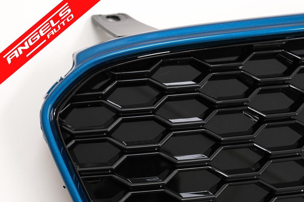 Grila fata compatibila cu Audi R8 42 (2013-2015) RS Design Negru-Albastru - imagine 5