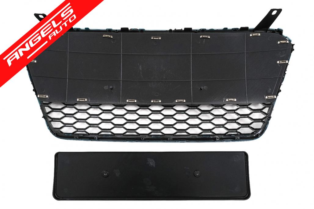 Grila fata compatibila cu Audi R8 42 (2013-2015) RS Design Negru-Albastru - imagine 6