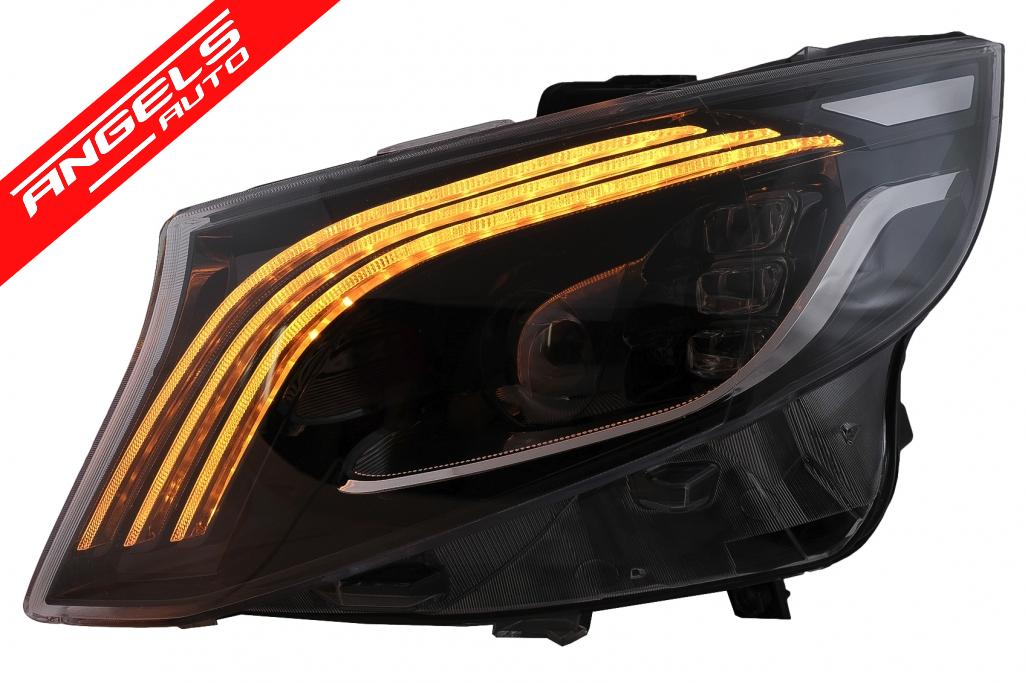 Faruri compatibile cu Mercedes V-Class W447 (2016-2020) Full LED - imagine 5