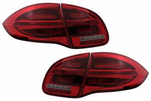 Stopuri LED compatibile cu Porsche Cayenne 958 E2 92A Prefacelift (2010-2015) Rosu