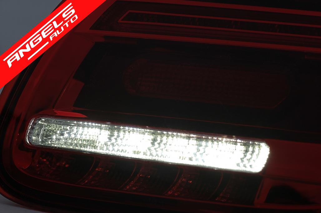 Stopuri LED compatibile cu Porsche Cayenne 958 E2 92A Prefacelift (2010-2015) Rosu - imagine 4