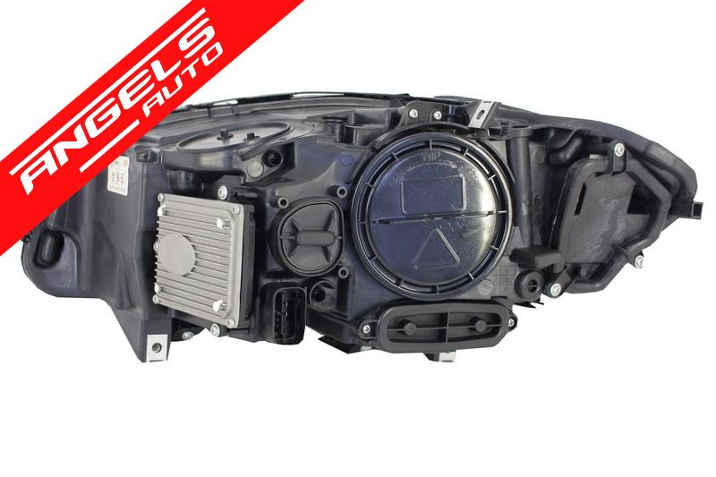 Faruri Full LED compatibile cu BMW Seria 5 F10 F11 (2011-2013) Angel Eyes - imagine 8