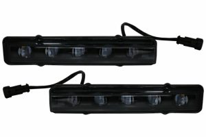 Lumini de zi dedicate compatibile cu Mercedes G-class W463 (1989-2012) Negru G65 Look