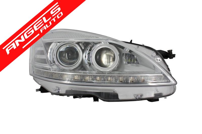 Faruri LED compatibile cu Mercedes W221 S-Class (2005-2009) Facelift Look - imagine 5