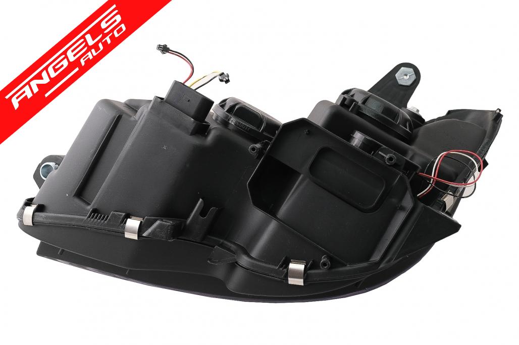 Faruri compatibile cu Mercedes C-Class W204 S204 (2007-2010) Negru cu Semnal Dinamic - imagine 7