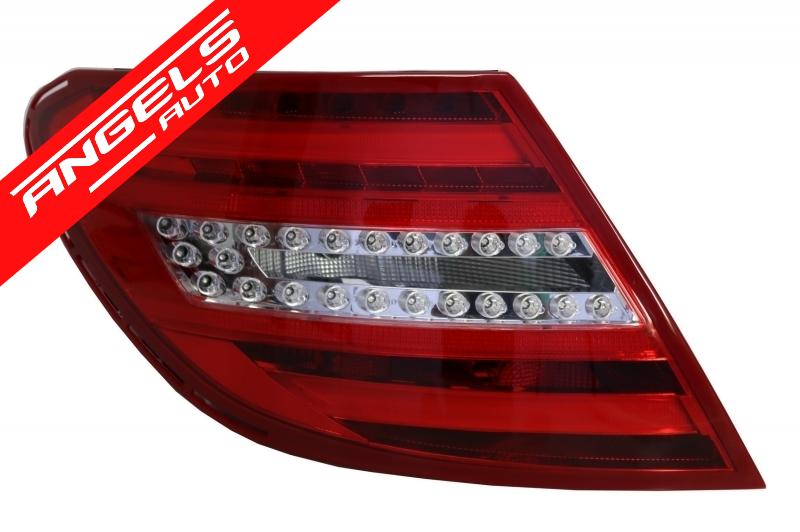 Stopuri Full LED compatibile cu Mercedes C-Class W204 (2007-2012) Facelift Design - imagine 2