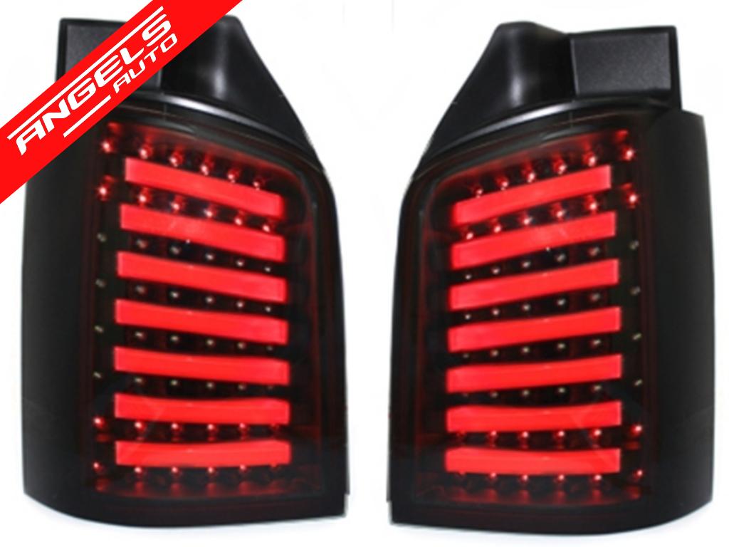 Stopuri LED compatibile cu VW T5 2003-2009 Negru Fumuriu