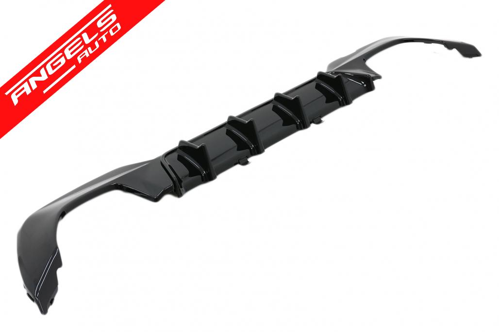 Difuzor Bara Spate compatibil cu BMW Seria 3 G20 G28 Sedan M340i M Look Negru Lucios - imagine 4