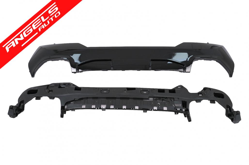 Difuzor Bara Spate compatibil cu BMW Seria 4 G22 G23 M Sport 2020-up M440i Look - imagine 6
