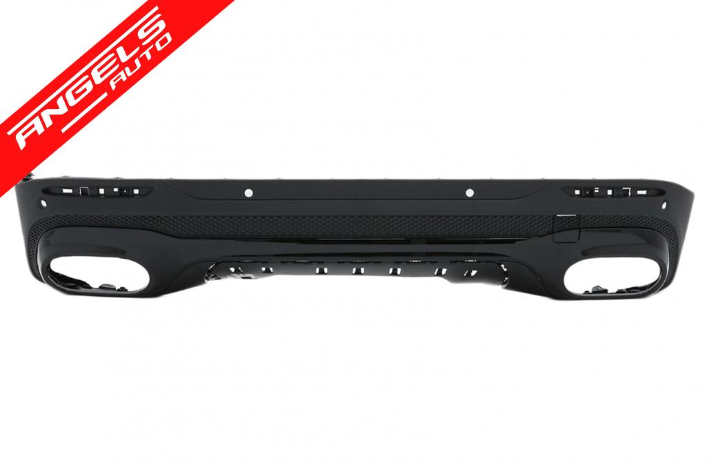 Difuzor Bara Spate cu Toba compatibil cu Mercedes GLB X247 SUV (2020-up) Night Package - imagine 2