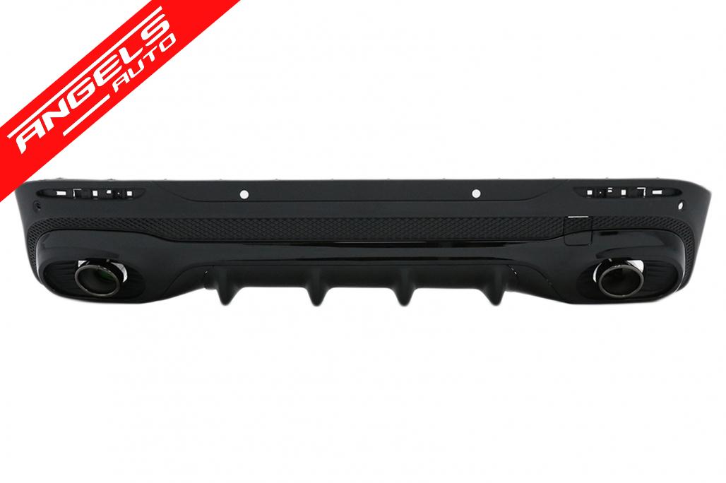 Difuzor Bara Spate cu Toba compatibil cu Mercedes GLB X247 SUV (2020-up) Night Package