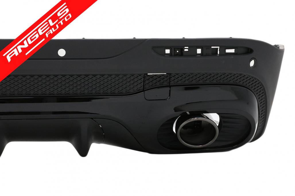 Difuzor Bara Spate cu Toba compatibil cu Mercedes GLB X247 SUV (2020-up) Night Package - imagine 3