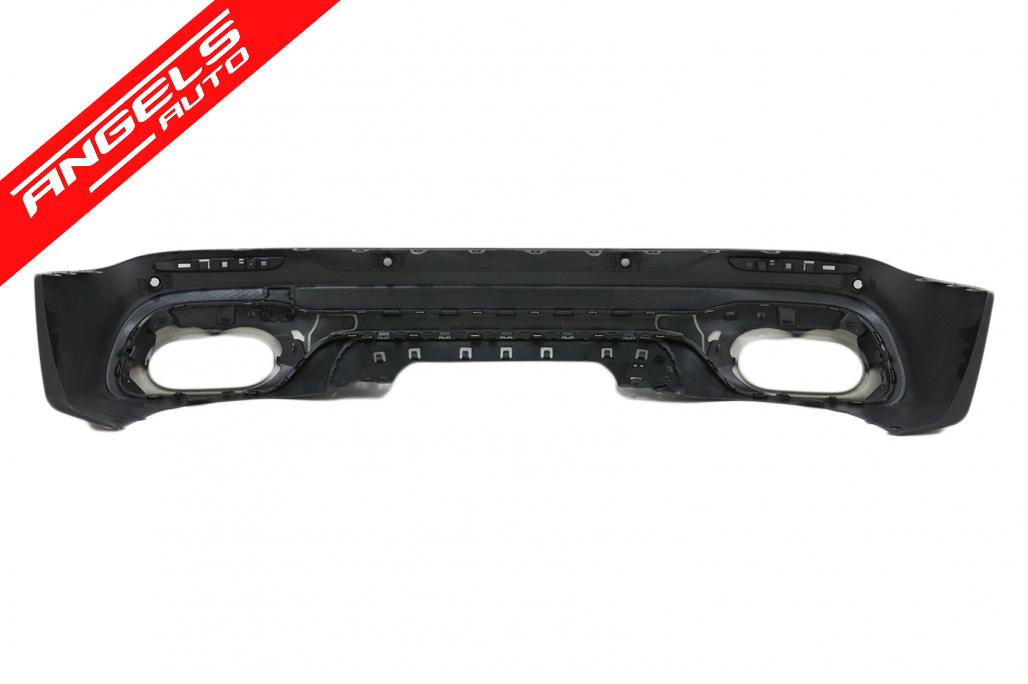 Difuzor Bara Spate cu tobe negre compatibil cu Mercedes GLB X247 SUV Night Package - imagine 2