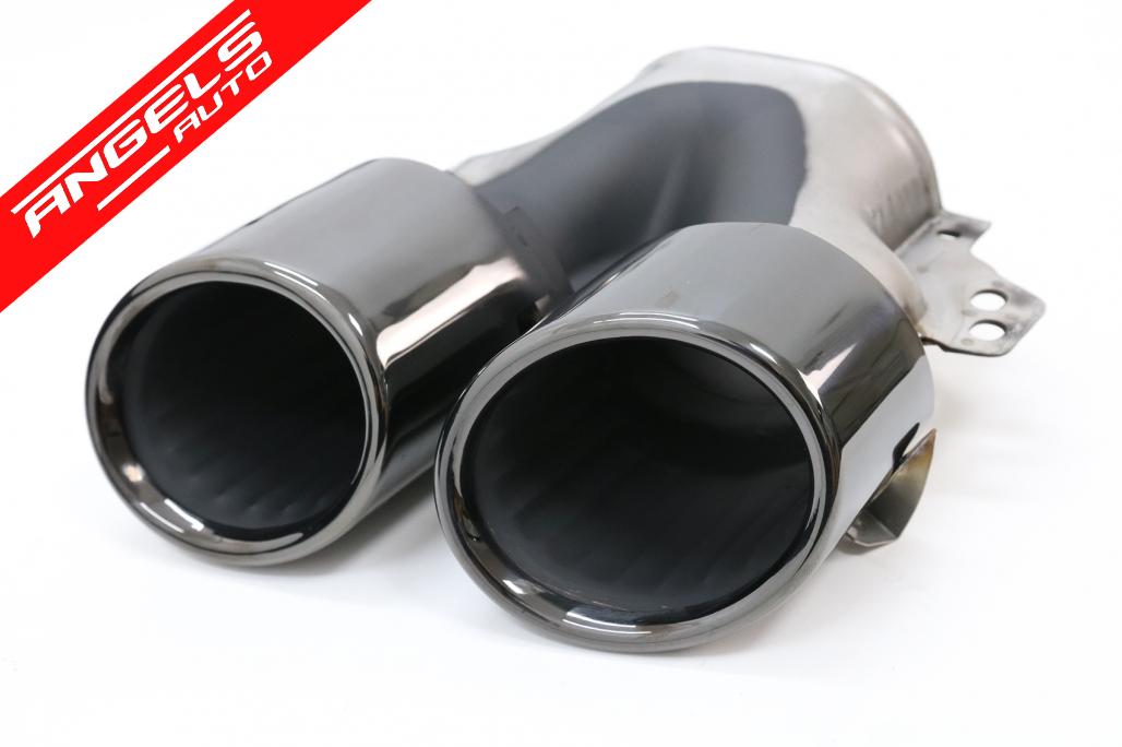 Difuzor Bara Spate cu tobe negre compatibil cu Mercedes GLB X247 SUV Night Package - imagine 4