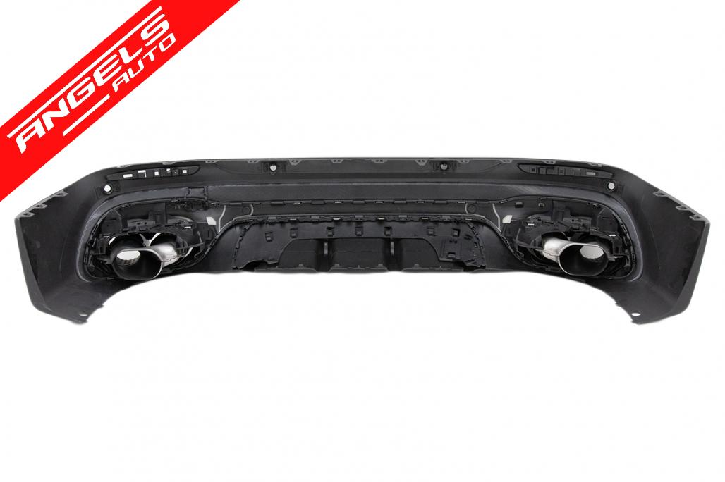 Difuzor Bara Spate cu tobe negre compatibil cu Mercedes GLB X247 SUV Night Package - imagine 5