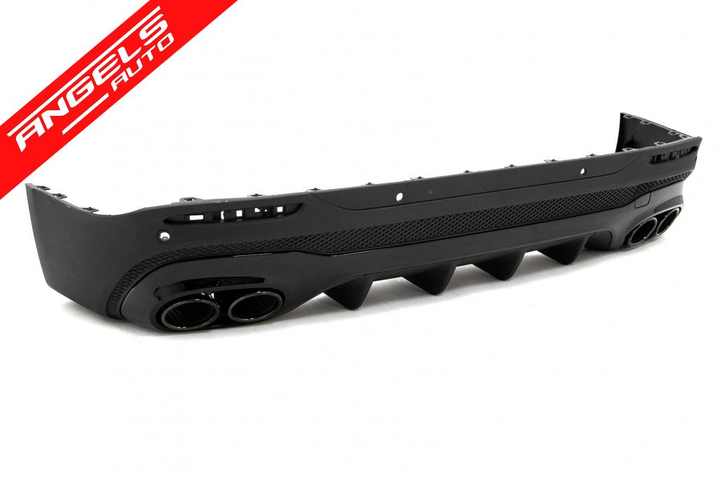 Difuzor Bara Spate cu tobe negre compatibil cu Mercedes GLB X247 SUV Night Package - imagine 7