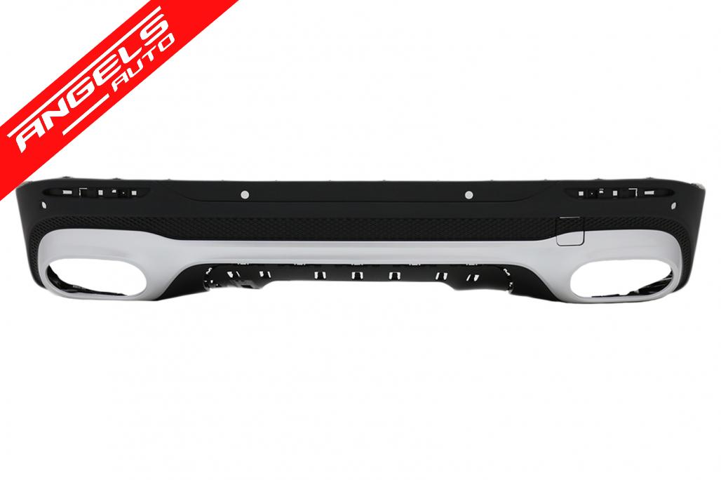 Difuzor Bara Spate cu Ornament Crom compatibil cu Mercedes GLB X247 SUV (2020-up) - imagine 2