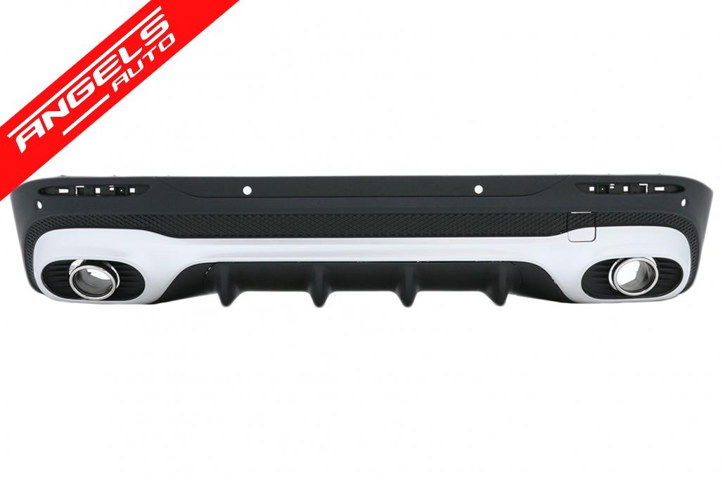 Difuzor Bara Spate cu Ornament Crom compatibil cu Mercedes GLB X247 SUV (2020-up)