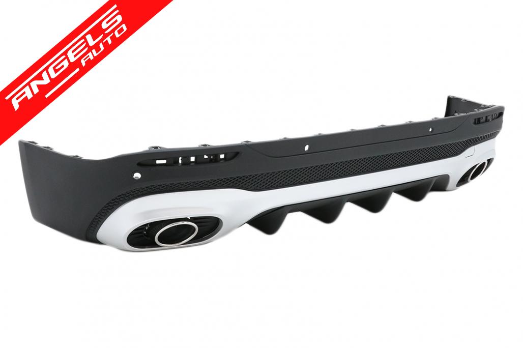 Difuzor Bara Spate cu Ornament Crom compatibil cu Mercedes GLB X247 SUV (2020-up) - imagine 6