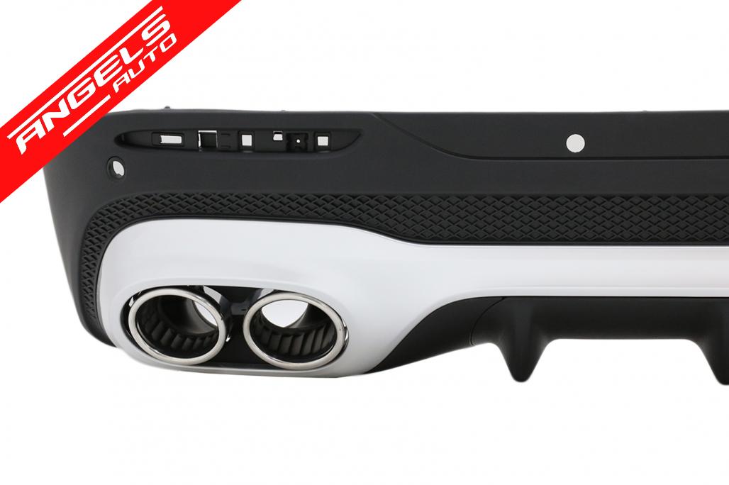 Difuzor Bara Spate cu Tobe Crom compatibil cu Mercedes GLB X247 SUV (2020-up) - imagine 3