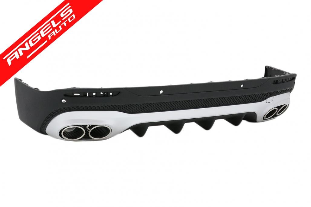 Difuzor Bara Spate cu Tobe Crom compatibil cu Mercedes GLB X247 SUV (2020-up) - imagine 4