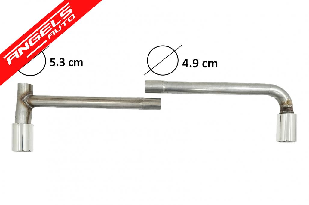 Difuzor Bara Spate si Evacuare compatibil cu BMW X1 SUV F48 2015-up M Sport Look - imagine 5