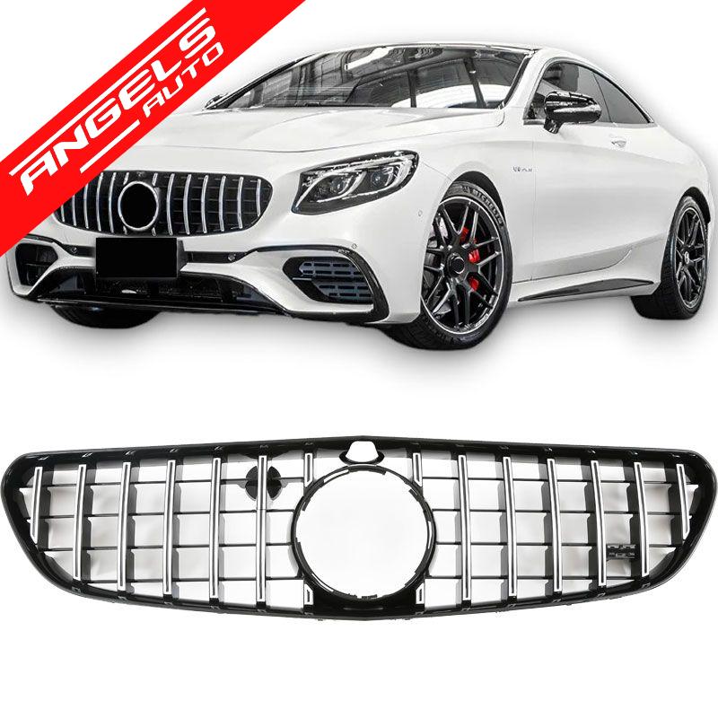 Grila compatibila cu Mercedes C217 W217 AMG Pachet S63 S65 Panamericana GT OPTIK - imagine 8
