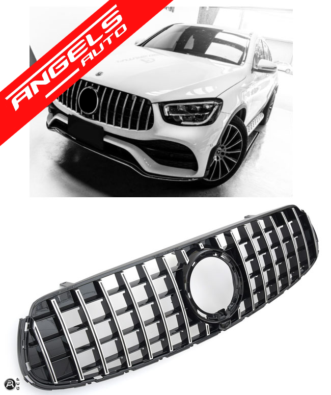 Grila compatibila cu Mercedes X253 GLC 08.2019 Facelift Pachet AMG Line Panamericana GT - imagine 2