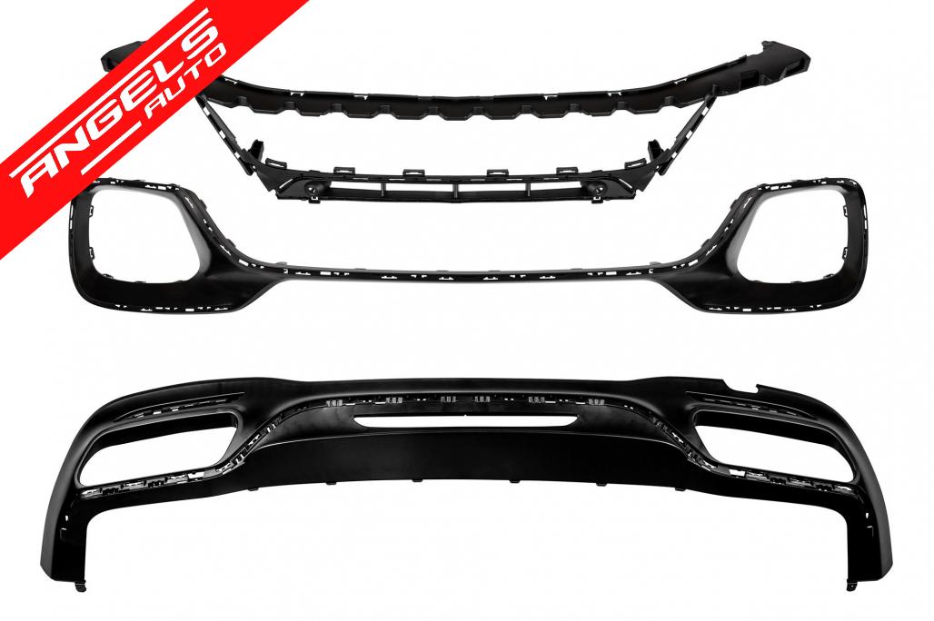 Pachet compatibil cu Mercedes S-Class W222 Facelift (2013-08.2020) S63 Black Design - imagine 4