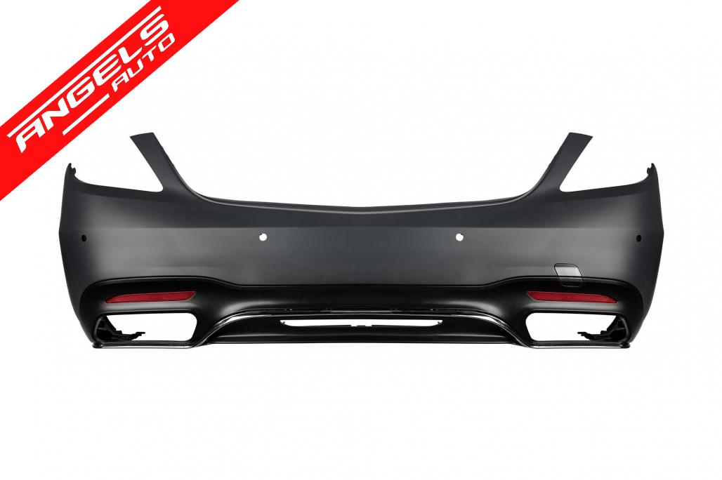 Pachet compatibil cu Mercedes S-Class W222 Facelift (2013-08.2020) S63 Black Design - imagine 3