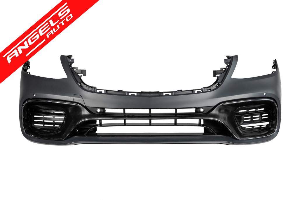 Pachet compatibil cu Mercedes S-Class W222 Facelift (2013-08.2020) S63 Black Design - imagine 2