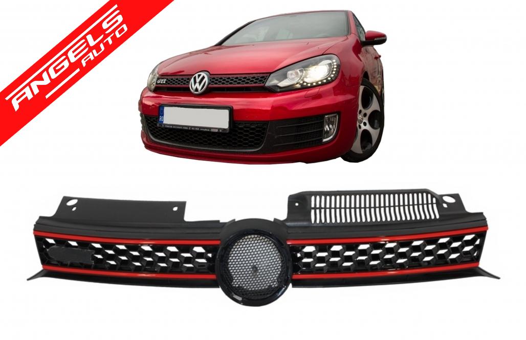 Grila Centrala compatibila cu VW compatibila cu Golf 6 (2008-2012) GTI Look - imagine 6