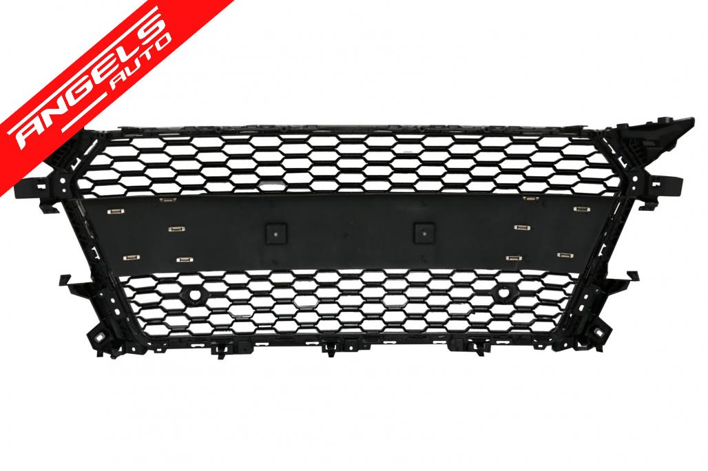 Grila Centrala compatibila cu Audi TT FV 8S (2015-2017) RS Look Negru Lucios - imagine 6