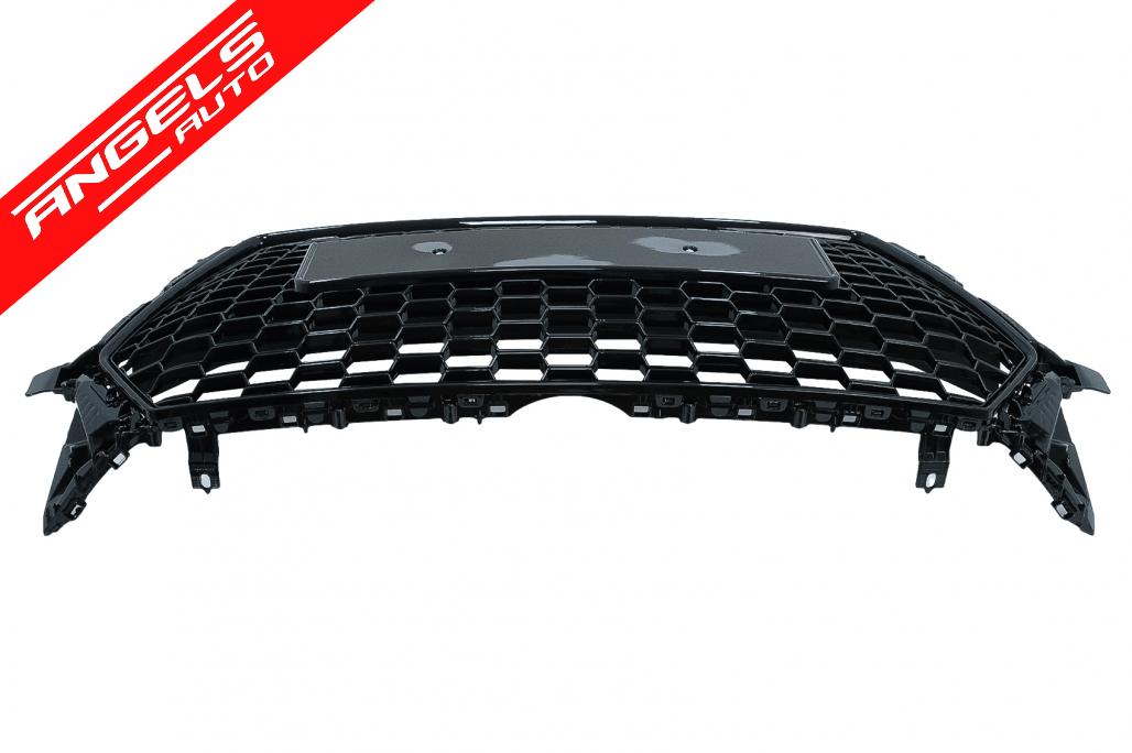 Grila Centrala compatibila cu Audi TT FV 8S (2015-2017) RS Look Negru Lucios - imagine 5