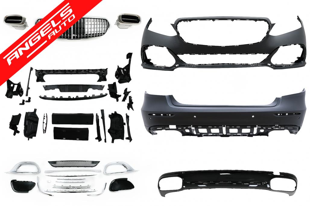 Pachet Exterior Complet compatibil cu Mercedes E-Class W212 LCI (2013-2016) - imagine 8
